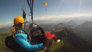 Pärchen-Gutscheine für Paragliding in Bayern